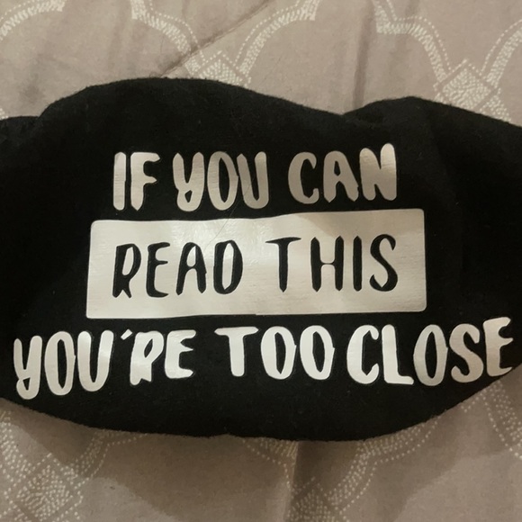 🥰 4/$25- NWOT - If You Can Read This Mask - Picture 2 of 6